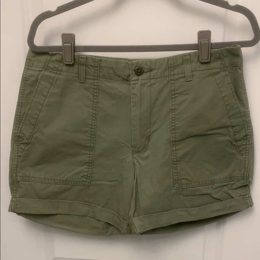 Olive Green Women's Shorts